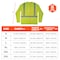 Ergodyne Hi-Vis Long Sleeve Cooling Sun Shirt, Polyester/Spandex, Lime, M 6688 - alternate 2